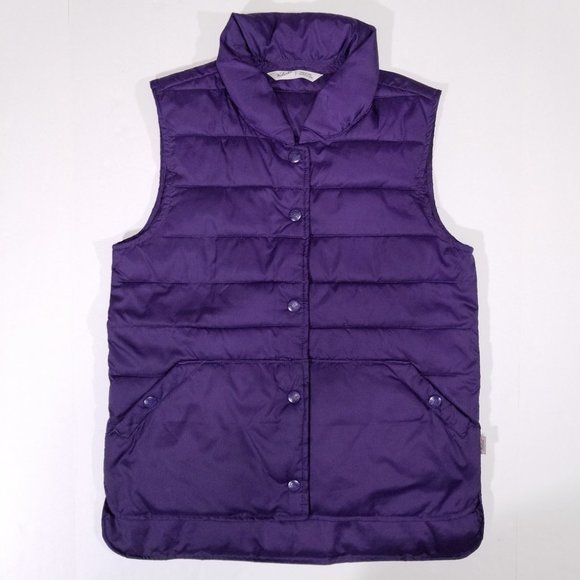 Woolrich Purple Button-up Outdoor Vest w/ Pockets - Picture 1 of 9